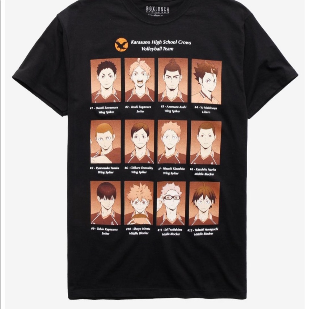🏐✨NWT BOX LUNCH HAIKYUU ANIME TEE✨🏐